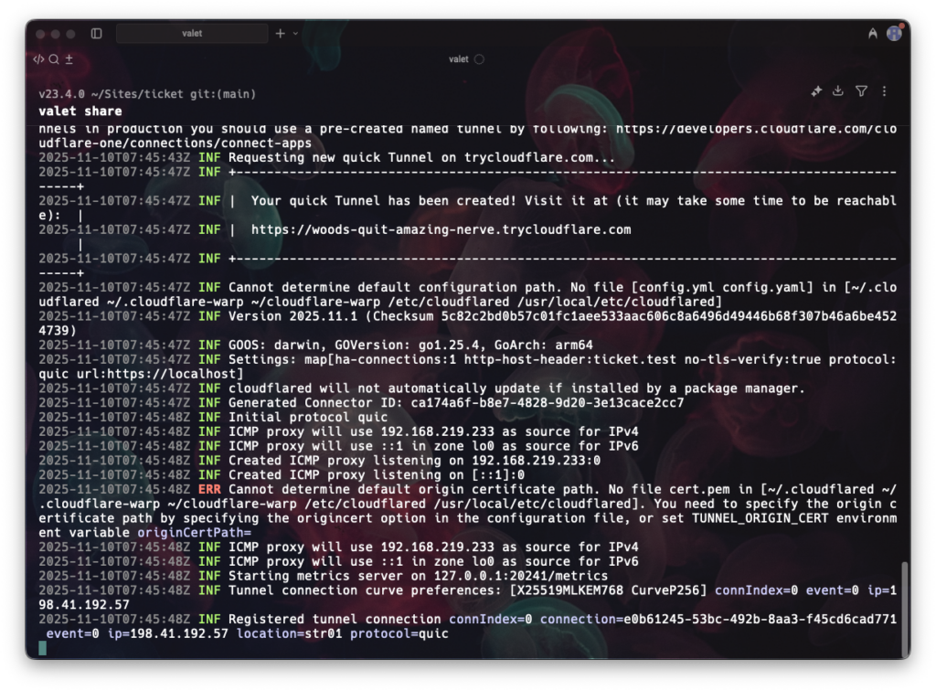 Share via Cloudflare